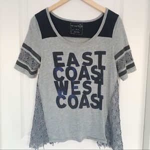 Free People graphic T-shirt East Coast West Coast